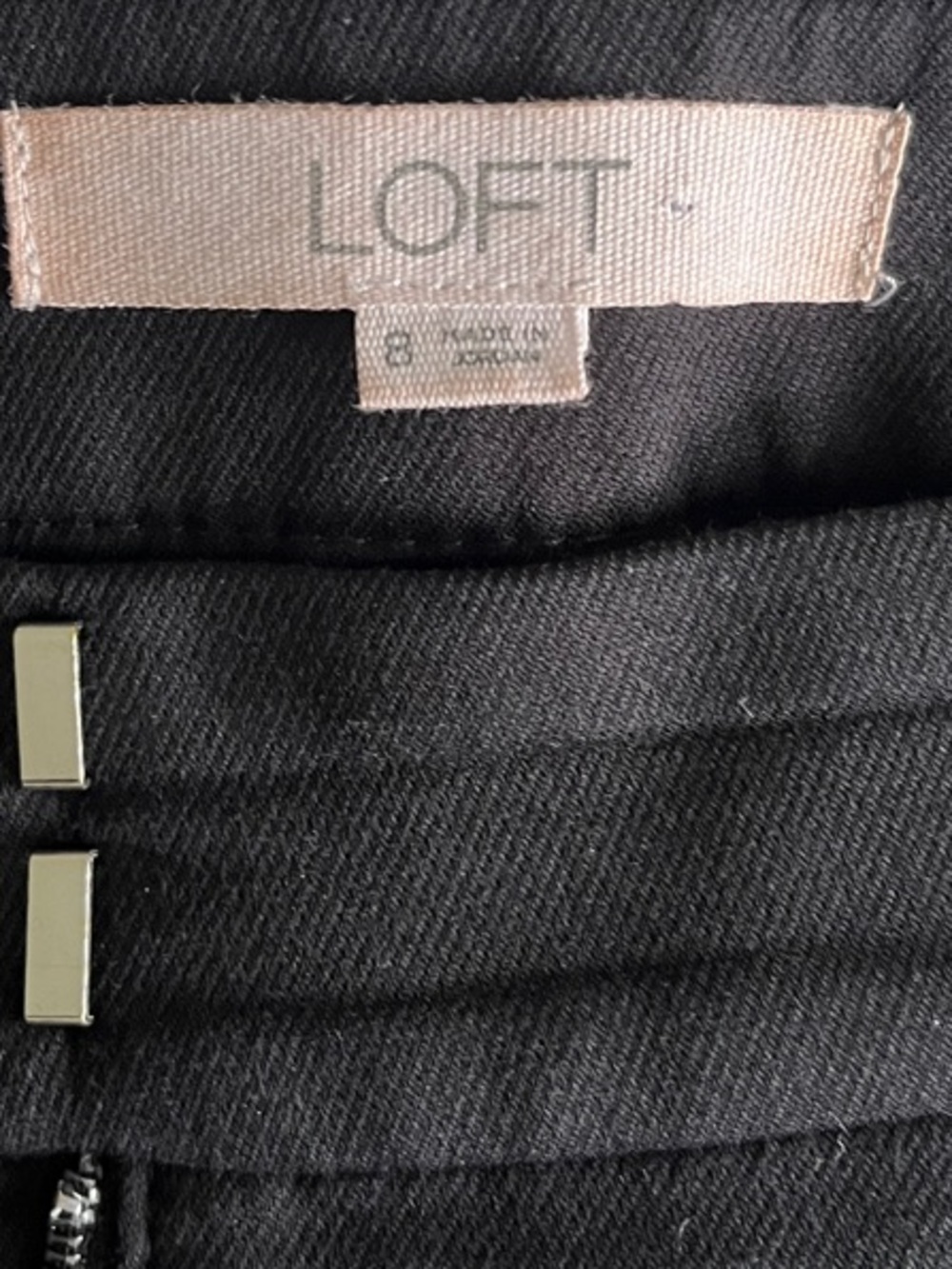 Loft Sutton Skinny Sailor Pants - Size 8 - NWOT - Picture 7 of 10